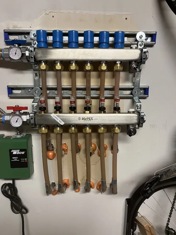 Plumber performing Water Heater Repair at a residential property in Seat Pleasant